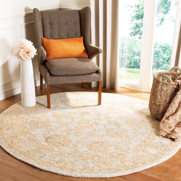 Abstract Hand Tufted Wool Pile Rug - Elegant Rectangle Design with Luxurious 8MM Pile Height