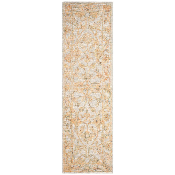 Abstract Hand Tufted Wool Pile Rug - Elegant Rectangle Design with Luxurious 8MM Pile Height