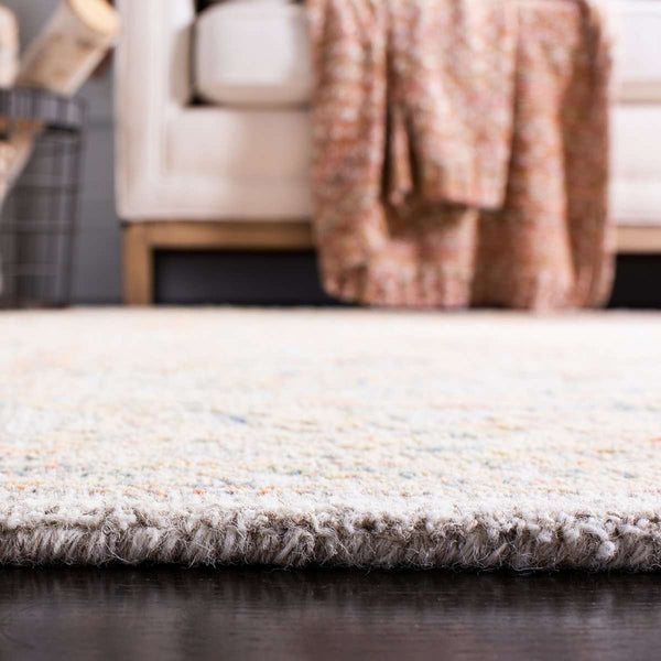 Abstract Hand Tufted Wool Pile Rug - Elegant Rectangle Design with Luxurious 8MM Pile Height