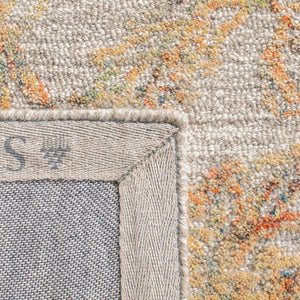 Abstract Hand Tufted Wool Pile Rug - Elegant Rectangle Design with Luxurious 8MM Pile Height