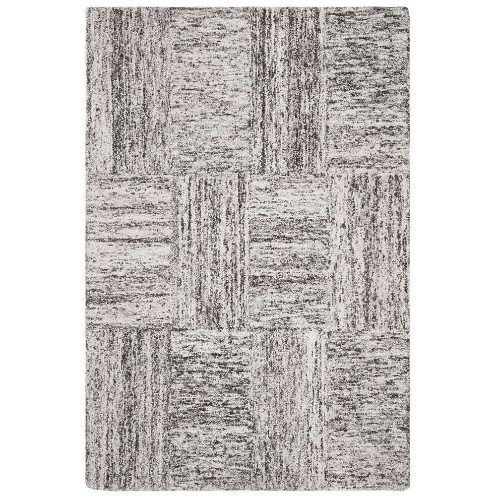 Abstract Hand Tufted Rug - Luxurious NZ Wool and Viscose Blend for Elegant Home Décor and Comfort