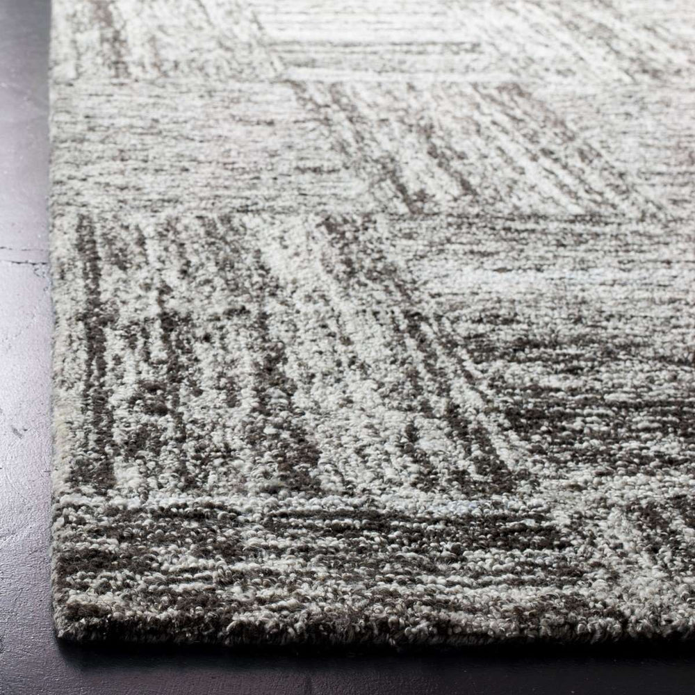 Abstract Hand Tufted Rug - Luxurious NZ Wool and Viscose Blend for Elegant Home Décor and Comfort