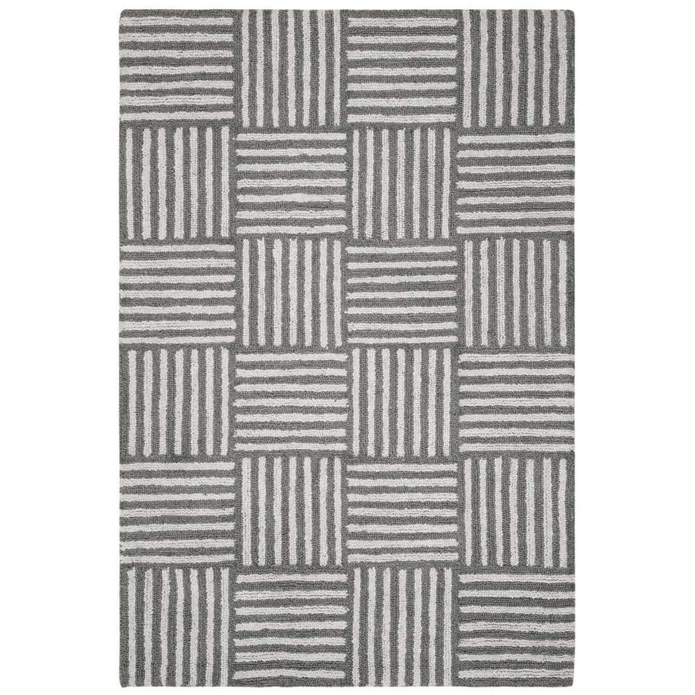 Abstract Hand Tufted Rug - Luxurious NZ Wool and Viscose Blend, Perfect for Chic Home Decor Style