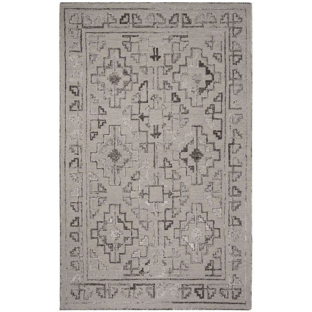 Abstract Hand Tufted Rug in Luxurious Wool and Viscose - Elevate Your Home Décor with Style!