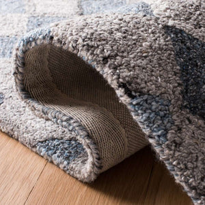 Abstract Hand Tufted Rectangle Rug with Luxurious Wool Blend - Elegant Home Decor from India