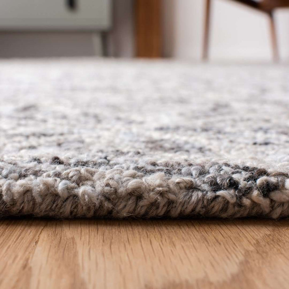 Abstract Hand Tufted Rug - Luxurious Wool Blend, Chic Rectangle Design for Modern Home Décor