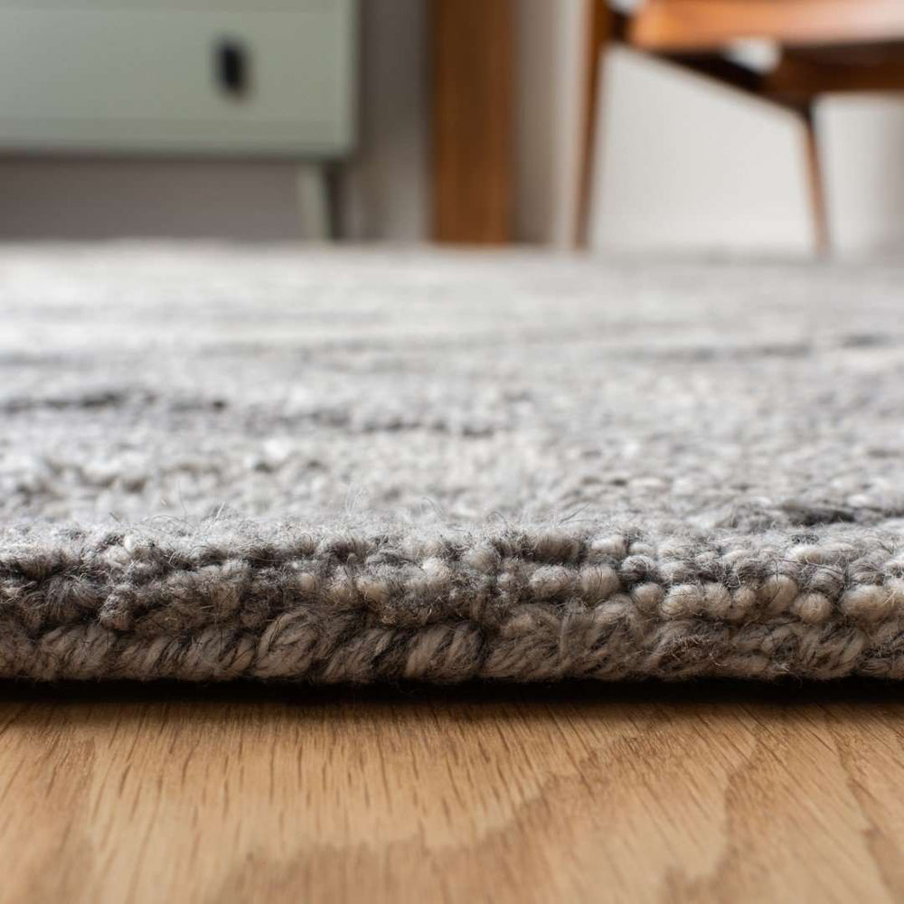 Abstract Hand Tufted Rectangle Rug - Luxurious Wool Blend, Unique Design, Perfect for Any Space