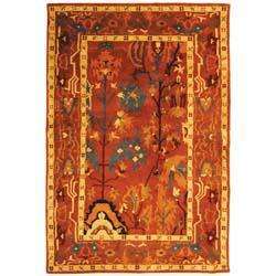 ACW1004 Hand Knotted Wool Pile Rug - Luxurious Rectangle Design for Elegant Home Décor
