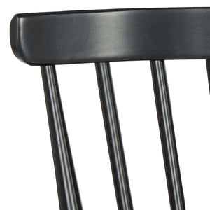 Addison Spindleback Settee - Contemporary Rubberwood Loveseat with Sleek Lines and Timeless Style