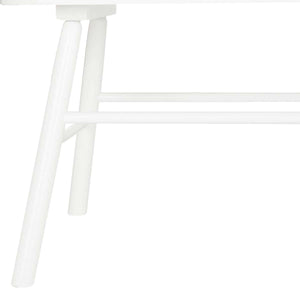 Addison Spindleback Settee - Contemporary Rubberwood Loveseat with Sleek Lines and Timeless Style