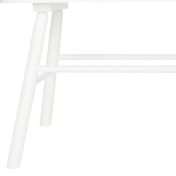 Addison Spindleback Settee - Contemporary Rubberwood Loveseat with Sleek Lines and Timeless Style