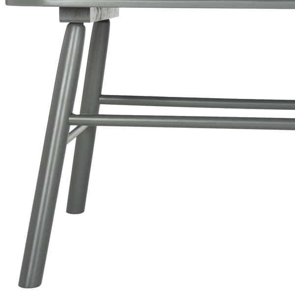 Addison Spindleback Settee - Contemporary Rubberwood Loveseat with Sleek Lines and Timeless Style