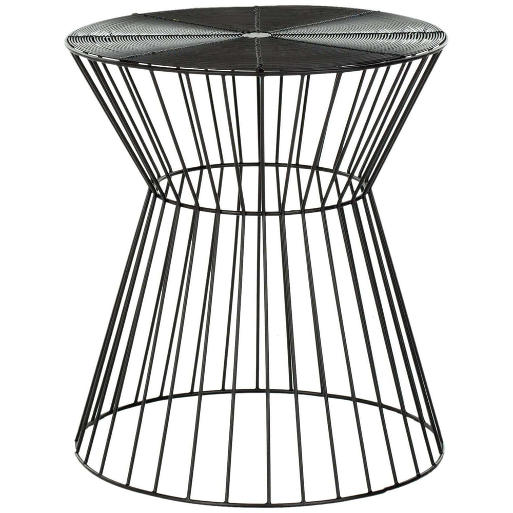 Adele Iron Wire Stool - Modern Chic Design for Versatile Seating in Living Room, Bedroom, or Den