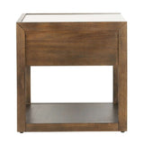 Adeline 1 Drawer Nightstand in Dark Chocolate Couture