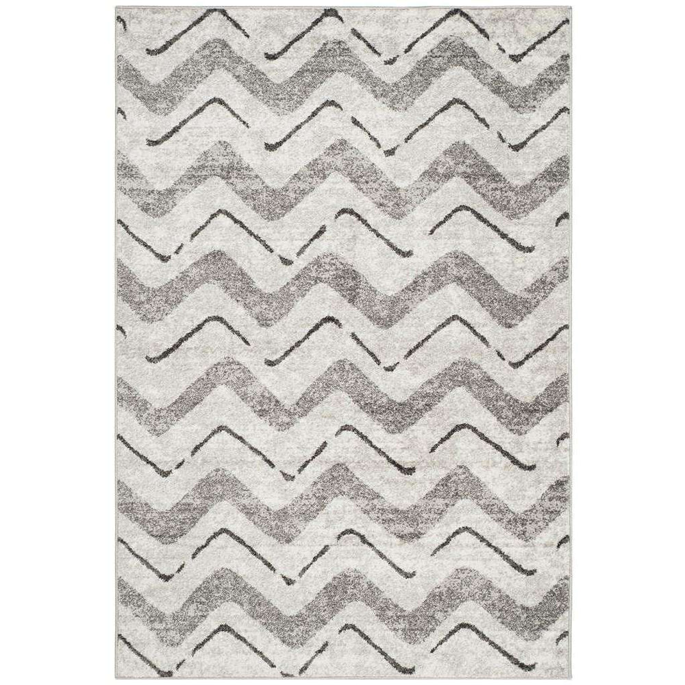 Adirondack Chic Power Loomed Area Rug - Bold Motifs for Stylish Homes with Easy-Care Polypropylene