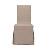 Adrianna 19''H Linen Slipcover Chair - Set of 2