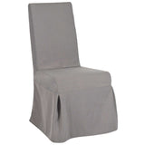 Adrianna 19''H Linen Slipcover Chair - Set of 2