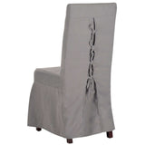 Adrianna 19''H Linen Slipcover Chair - Set of 2