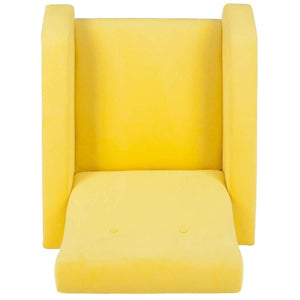 Aida Retro Mid Century Accent Chair - Chic Velvet Upholstery with Gold Legs for Stylish Living Spaces