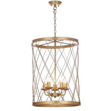 Alair Pendant Lamp Adjustable 18" Gold Metal