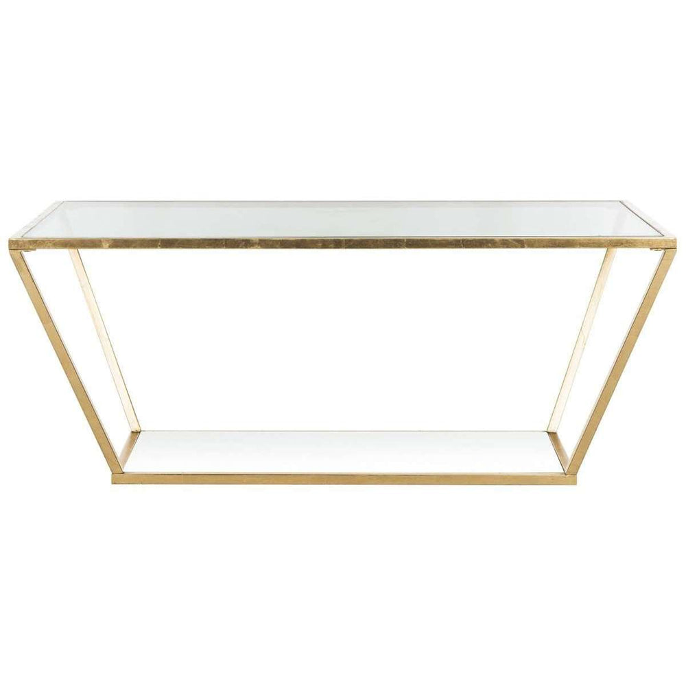 Allene Coffee Table - Elegant Gold Metal Iron Design, Contemporary Retro Charm for Any Interior