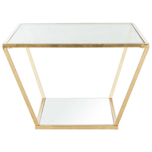 Allene Coffee Table - Elegant Gold Metal Iron Design, Contemporary Retro Charm for Any Interior