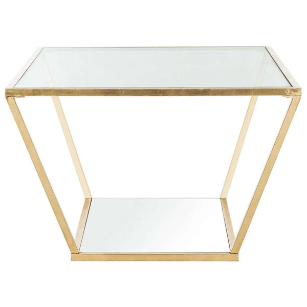 Allene Coffee Table - Elegant Gold Metal Iron Design, Contemporary Retro Charm for Any Interior
