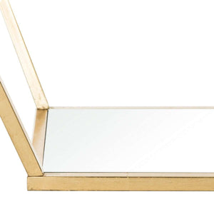 Allene Coffee Table - Elegant Gold Metal Iron Design, Contemporary Retro Charm for Any Interior