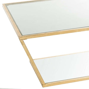 Allene Coffee Table - Elegant Gold Metal Iron Design, Contemporary Retro Charm for Any Interior