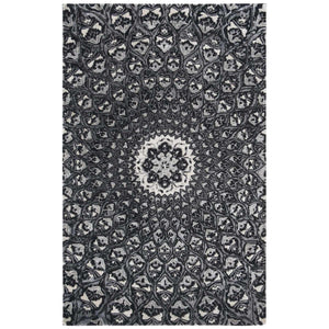 Allure Hand Tufted Rectangle Rug – Luxurious Wool and Viscose Blend, Crafted in India for Elegance