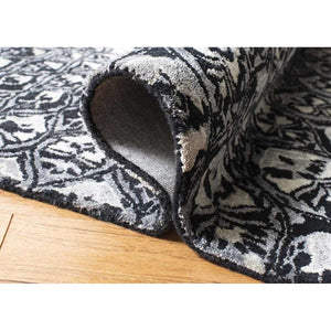 Allure Hand Tufted Rectangle Rug – Luxurious Wool and Viscose Blend, Crafted in India for Elegance