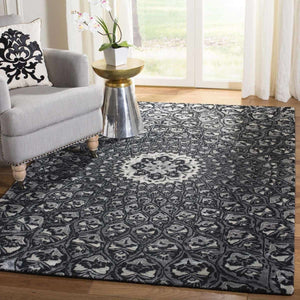 Allure Hand Tufted Rectangle Rug – Luxurious Wool and Viscose Blend, Crafted in India for Elegance