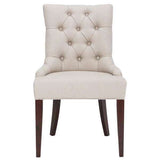 Amanda 19''H Tufted Chair Nickel Nail Heads