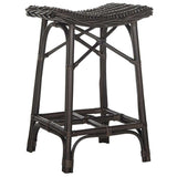 Amara Bar Stool Wicker Brown Rattan NC Coating Kubu