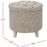 Amelia Tufted Storage Ottoman