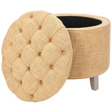 Amelia Tufted Storage Ottoman