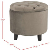 Amelia Tufted Storage Ottoman