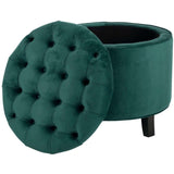 Amelia Tufted Storage Ottoman