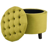 Amelia Tufted Storage Ottoman