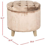 Amelia Tufted Storage Ottoman