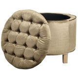 Amelia Tufted Storage Ottoman