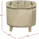 Amelia Tufted Storage Ottoman