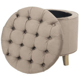 Amelia Tufted Storage Ottoman