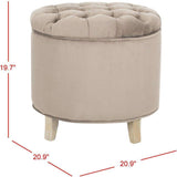 Amelia Tufted Storage Ottoman