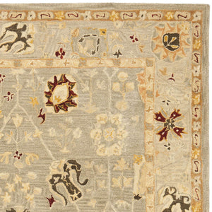 AN559 Hand Tufted Rectangle Wool Pile Rug from India - Luxurious, Durable, and Stylish Home Addition