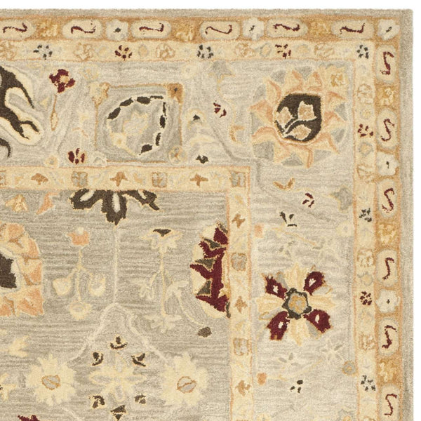 AN559 Hand Tufted Rectangle Wool Pile Rug from India - Luxurious, Durable, and Stylish Home Addition