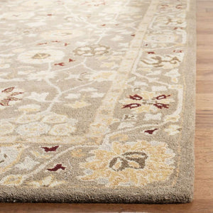 AN559 Hand Tufted Rectangle Wool Pile Rug from India - Luxurious, Durable, and Stylish Home Addition