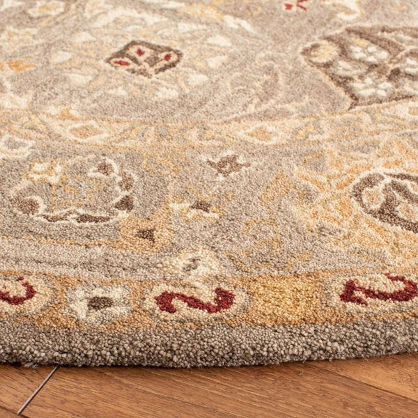 AN559 Hand Tufted Rectangle Wool Pile Rug from India - Luxurious, Durable, and Stylish Home Addition
