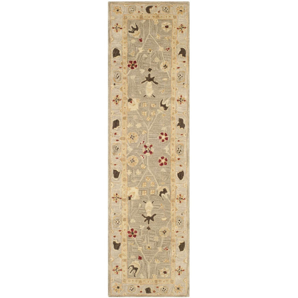 AN559 Hand Tufted Rectangle Wool Pile Rug from India - Luxurious, Durable, and Stylish Home Addition
