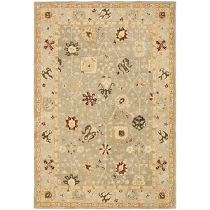 AN559 Hand Tufted Rectangle Wool Pile Rug from India - Luxurious, Durable, and Stylish Home Addition